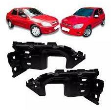 PAR SUPORTE GUIA PARACHOQUE DIANTEIRO CELTA OU PRISMA 2006 2007 2008 2009 2010 2011 2012 2013 2014