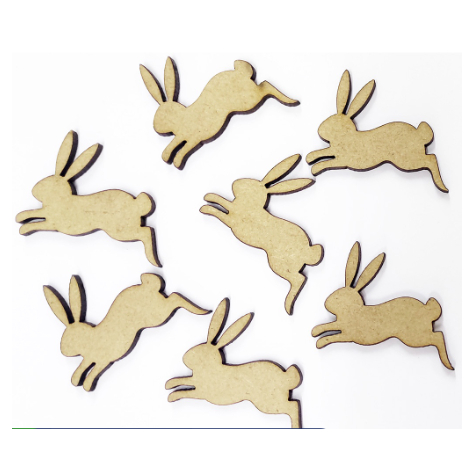 coelhos minimalistas para artesanato mdf 3mm 3x4