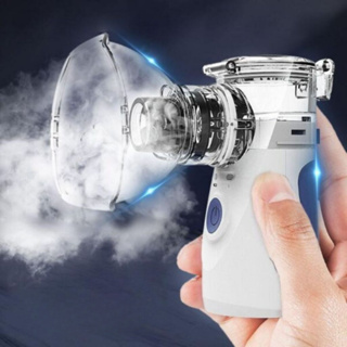Inalador Nebulizador  Ultrassônico Portátil Usb Bivolt Ou Pilha Adulto E Infantil em Oferta na Shopee