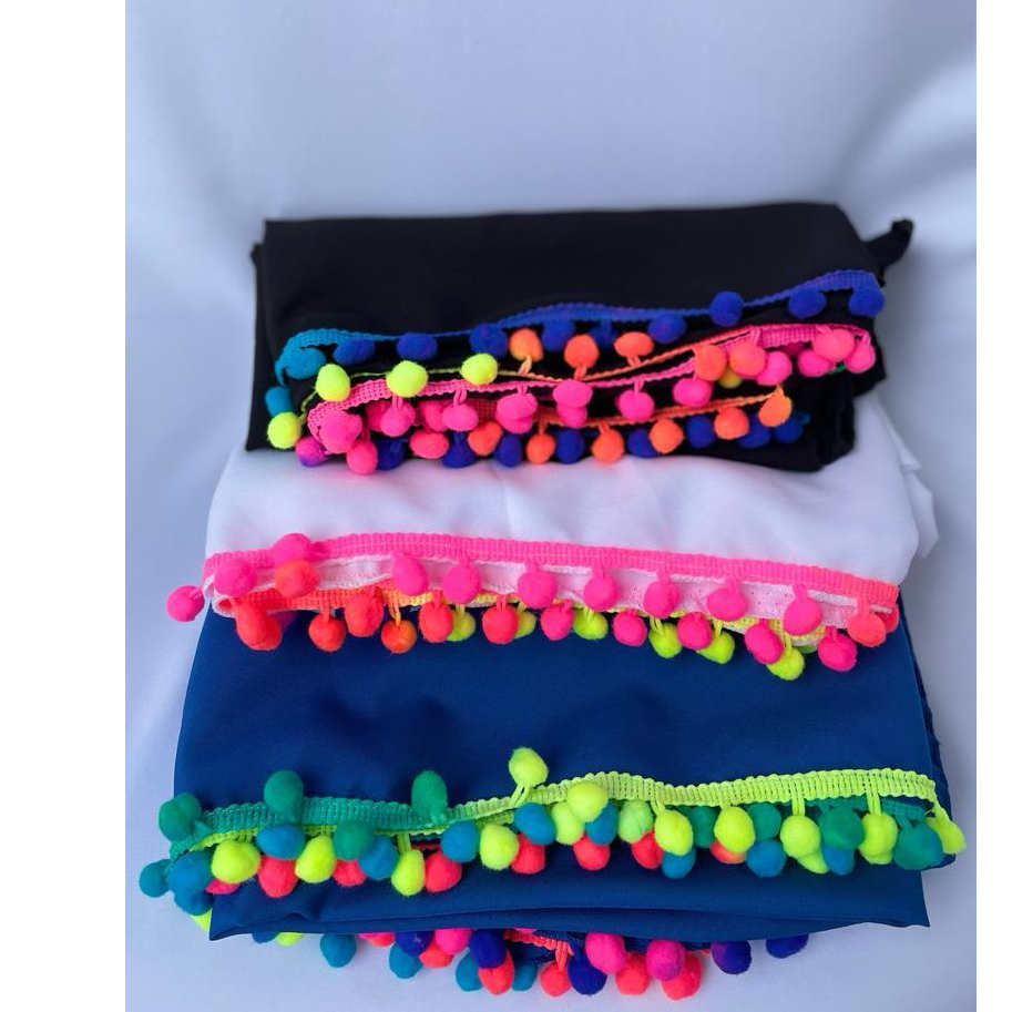 Canga de Praia Pompom Saída De Praia Verão 2026 em Oferta na Shopee