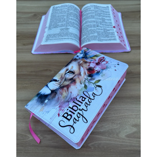 Bíblia NVI Leão Safira | Com Índice Letras Grandes em Oferta na Shopee