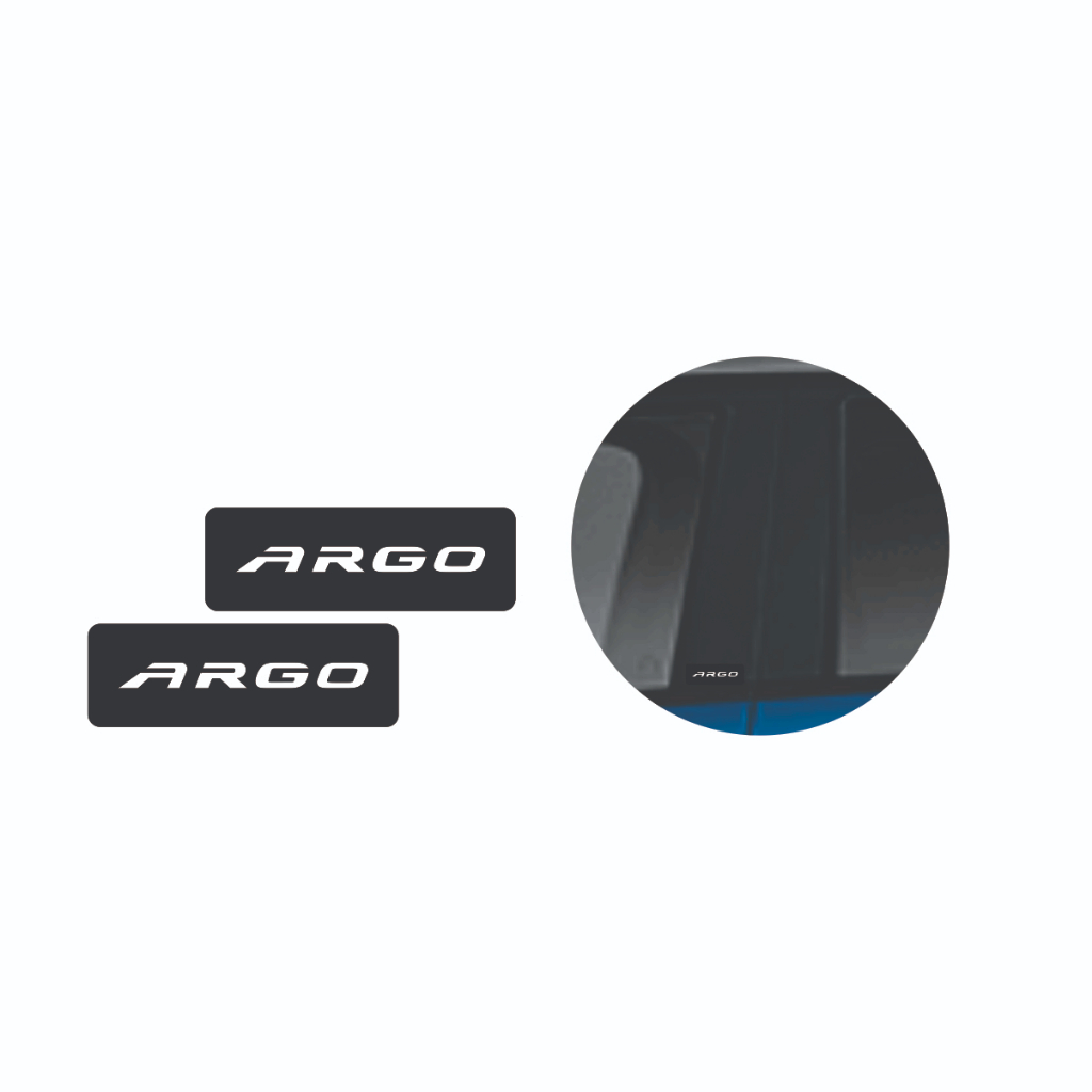 Par Aplique Fiat Argo Resinado Coluna Paralama Etc
