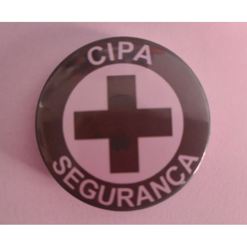5 bottons Cipa Segurança broche CIPA