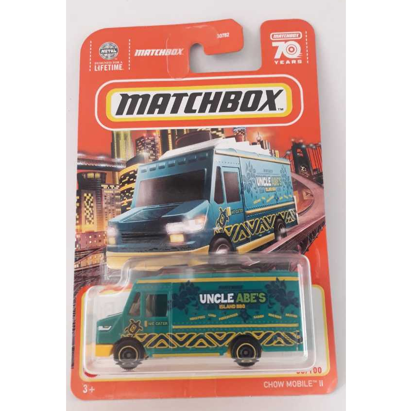 Chow Mobile II - 2023 - Verde - Matchbox - Mattel - 70 Anos - Lote J - Miniatura