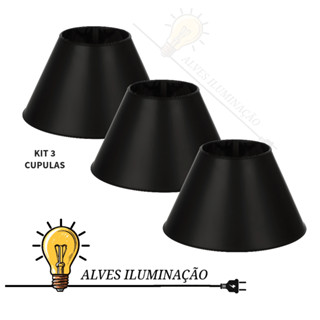 3 Cupulas de Abajur Termoplástica Infantil e Adulto e Diversas Cores Disponiveis em Oferta na Shopee