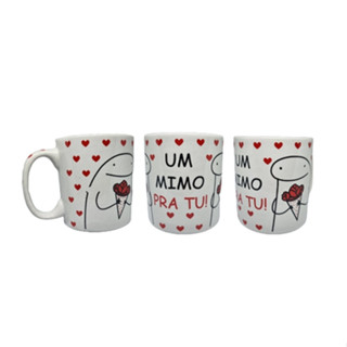 Caneca de Porcela Flork Meme Frase de Amor