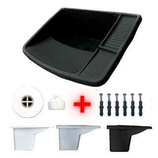 Tanque com Kit de Instalação e Ralo Tanquinho Pia Lavar Roupas Lavanderia Não é Astra Docal Deca