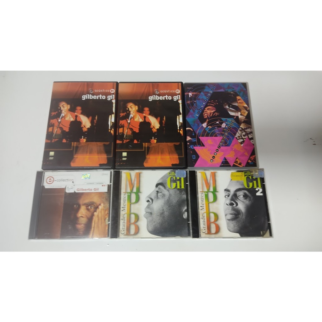 Gilberto Gil - lote de cd´s + dvd´s