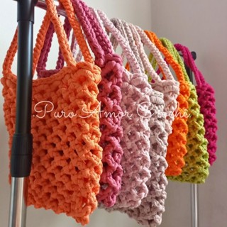 Bolsa de Praia Feminina Crochê
