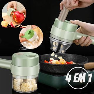 Processador Turbo 4 em 1 Com Bateria HOMEASE ESSENTIALS