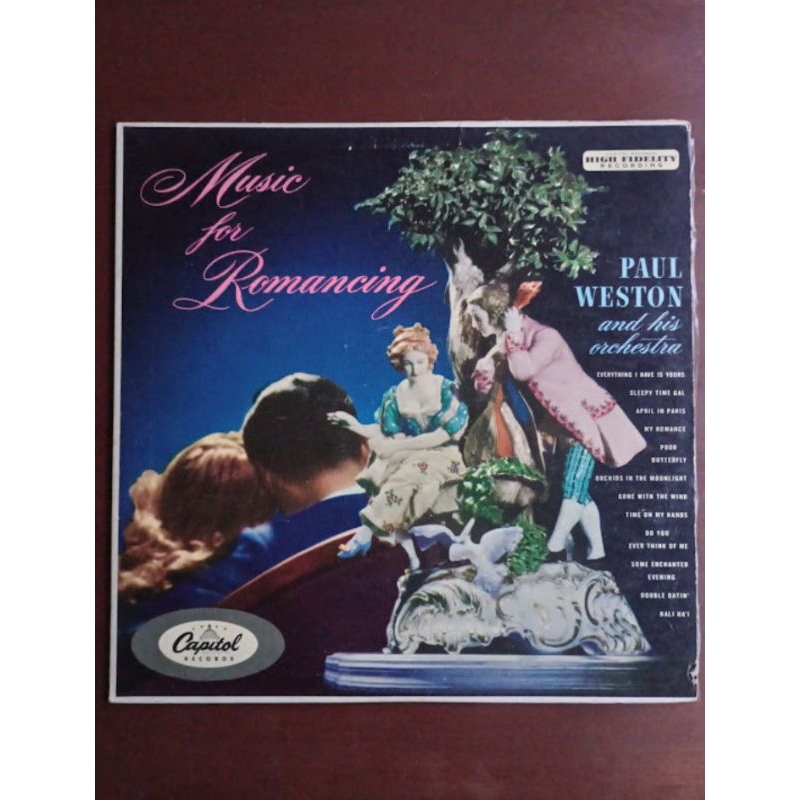 LP Paul Weston Orchestra Music For Romancing 1955 Importado