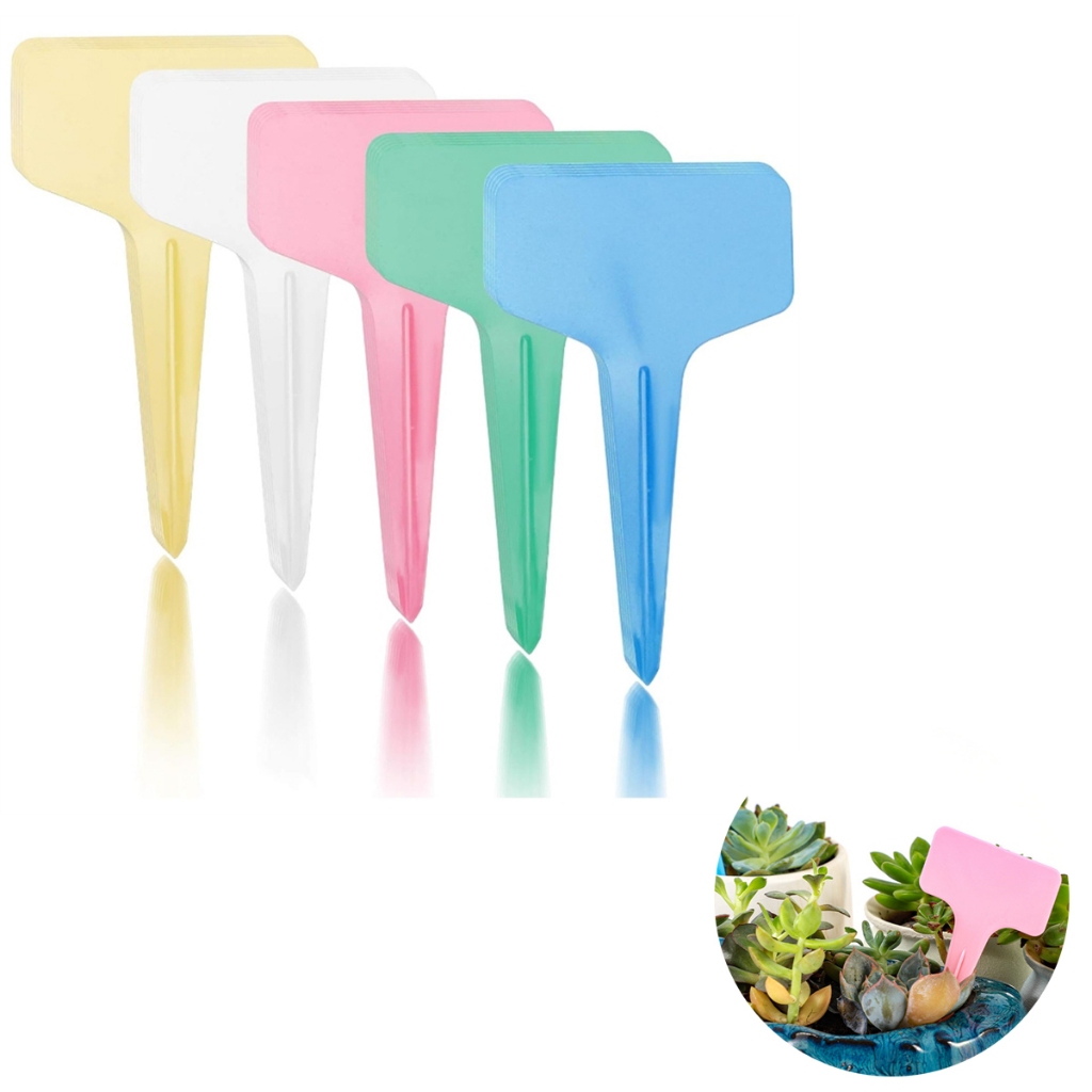 Kit 150 Etiquetas De Planta Tipo T Para Mudas Externo Dágua