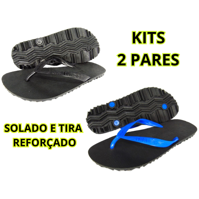 kIT 2 PARES TRATTOR Antiderrapante  Ecológico Masculino de dedo com Sola TIPO PNEU