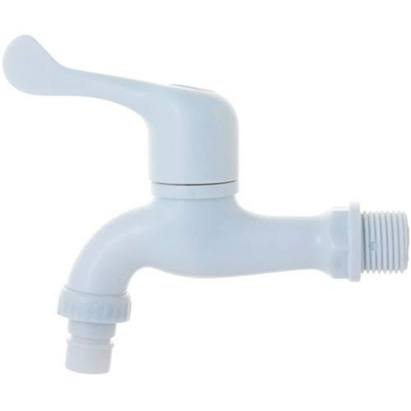Torneira para Tanque / Área de Serviço Comando Simples Quente/Frio ABS Branco Civitt