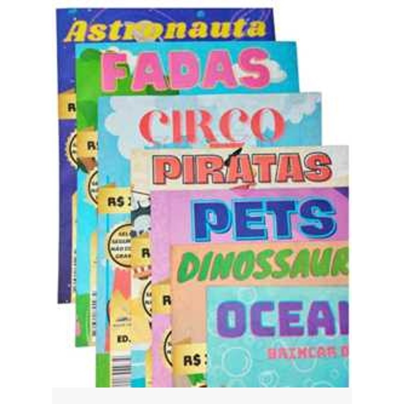 70 Revistas Livrinhos Colorir Infantil Atividades Pintar Para Kit Festas Lembrancinha Aniversario em Oferta na Shopee