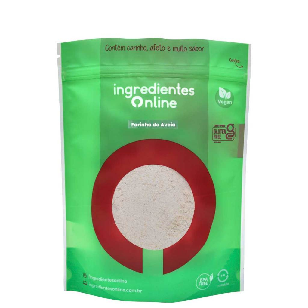 Farinha de Aveia Sem Glúten 1kg Ingredientes Online em Oferta na Shopee