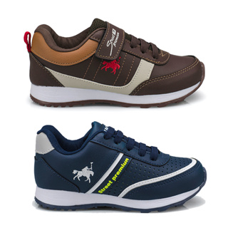 Kit 2 Tênis Sapatênis Infantil Masculino Casual Super Confortável em Oferta na Shopee