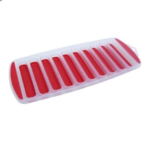 Forma de Gelo de Silicone Palito Flexível 10 Cavidades Gelos Para Garrafas Maleável Multiuso