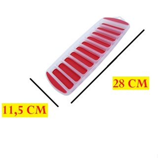 Forma de Gelo 10 Cavidades de Silicone Palito Flexível Gelos Para Garrafas Maleável Multiuso em Oferta na Shopee
