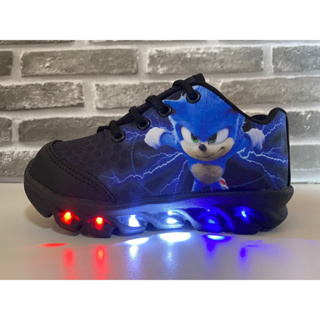 Tenis Infantil LED SONIC de Menino Com Led Luzinha Personagem tenis com luzes coloridas em Oferta na Shopee