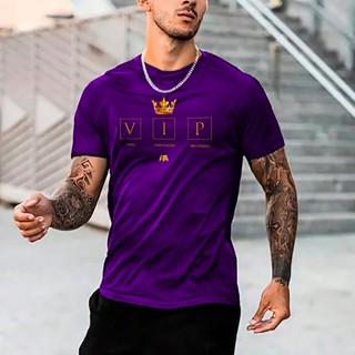 T-shirt Vip Masculina King Crown Camiseta 100% Algodão Diverse