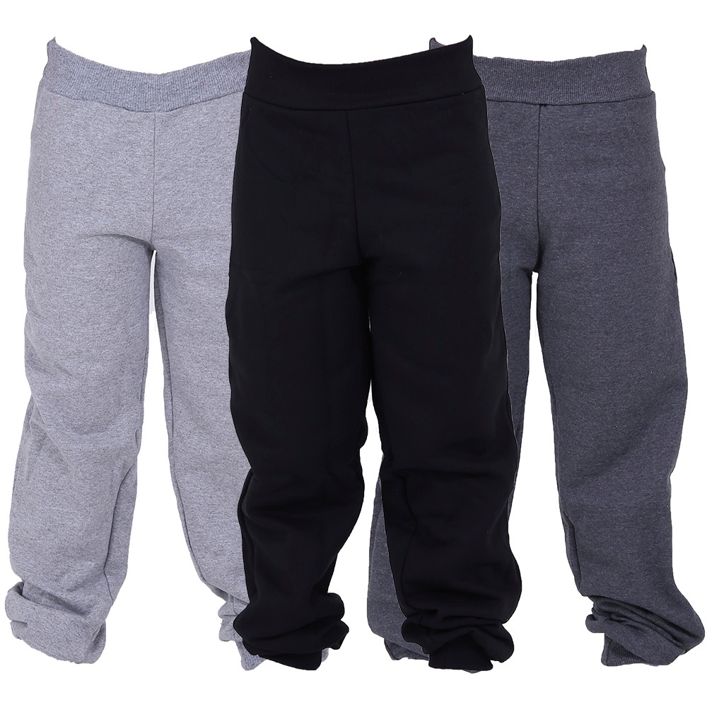 Kit 5 Calças de Moletom Infantil Algodão com Punho em Oferta na Shopee