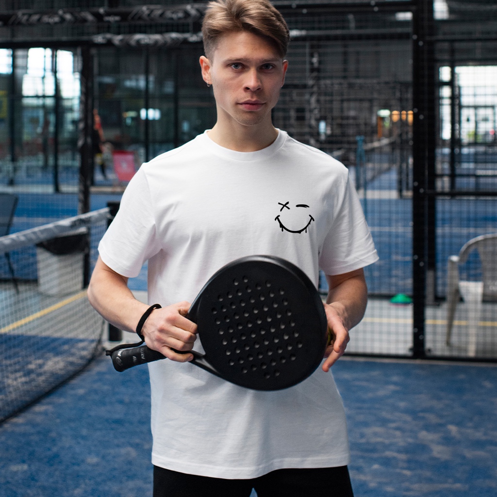 Camiseta Manga Curta Cores Masculina em Algodão Estampa Expressão Shadow - Bombey