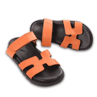 Sandália Rasteira Papete Feminina Flat Hermes Anatômica Confortável