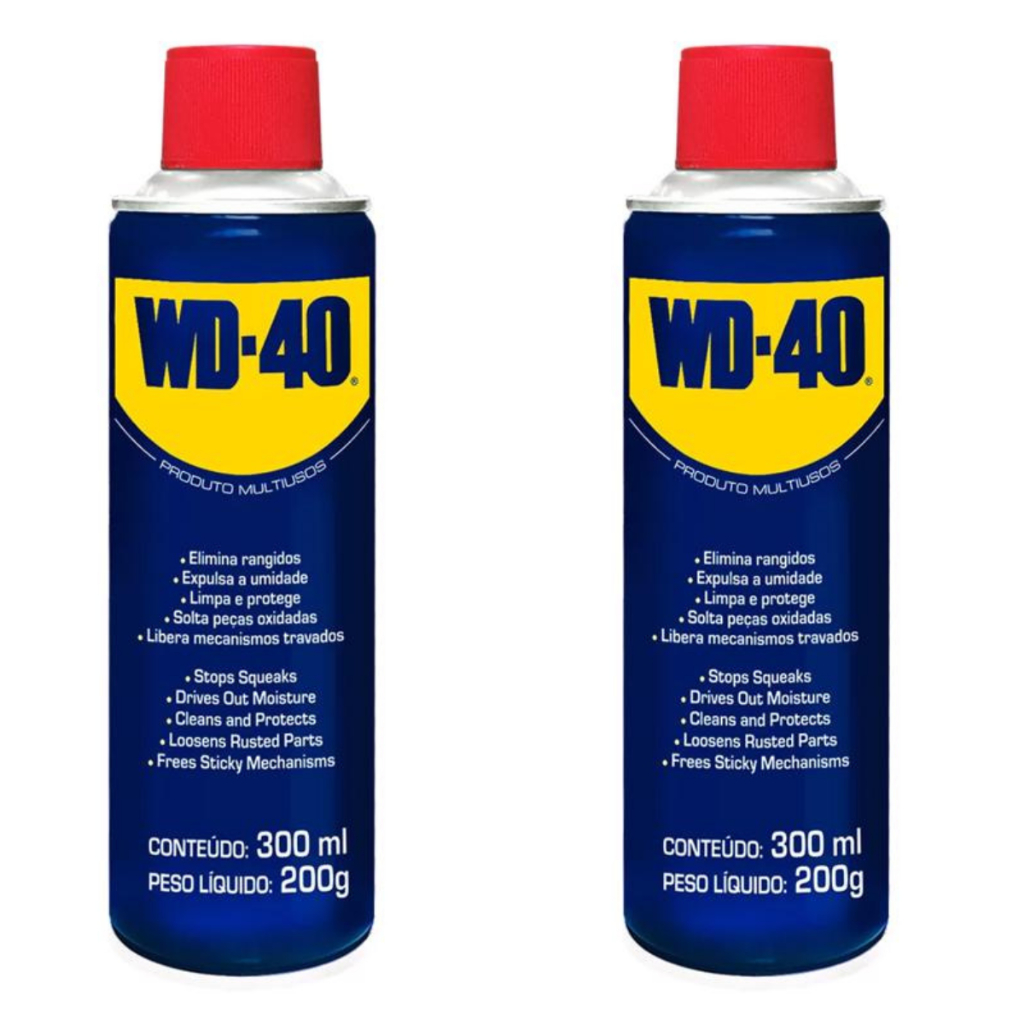 Kit 2 Oleo Lubrificante Desengripante Wd 40 Multiuso Spray 300ml