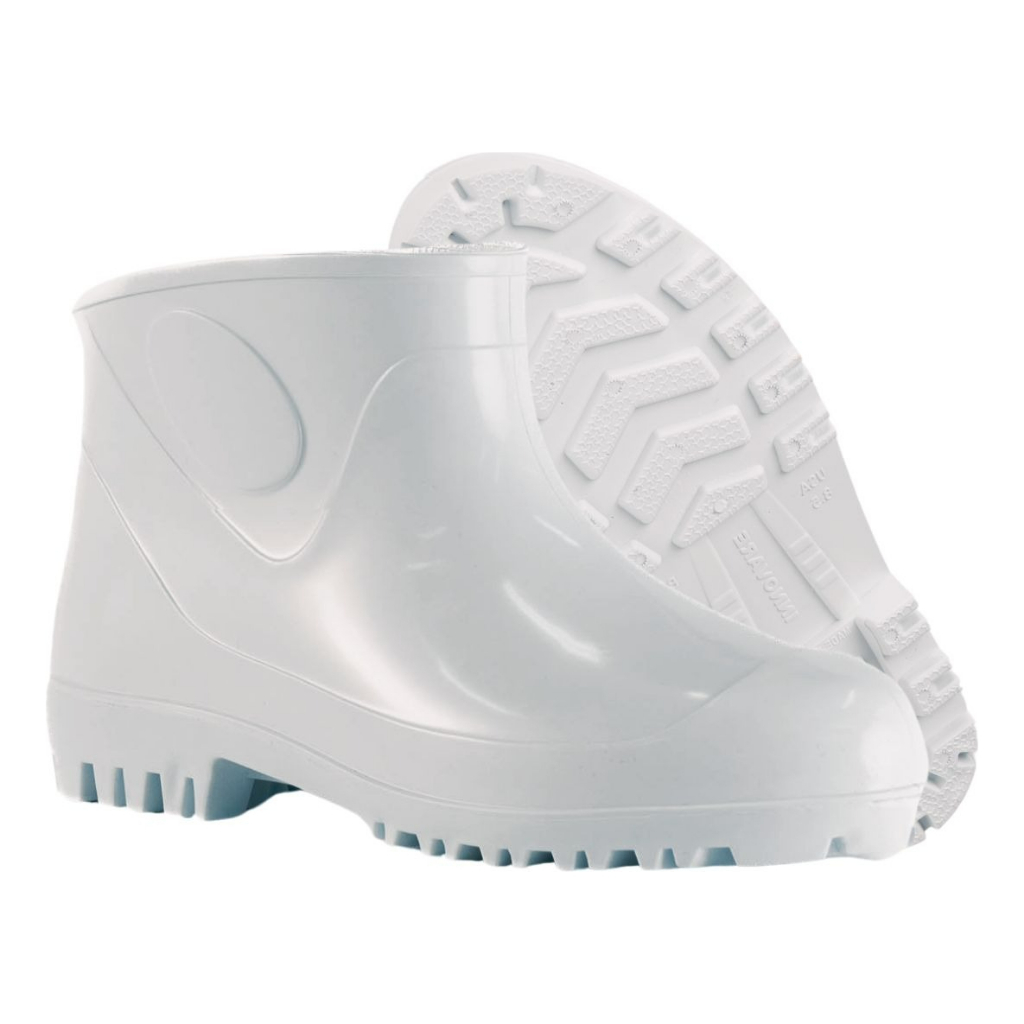 Bota Galocha Borracha Pvc Forrada Cano Curto Açougue Limpeza