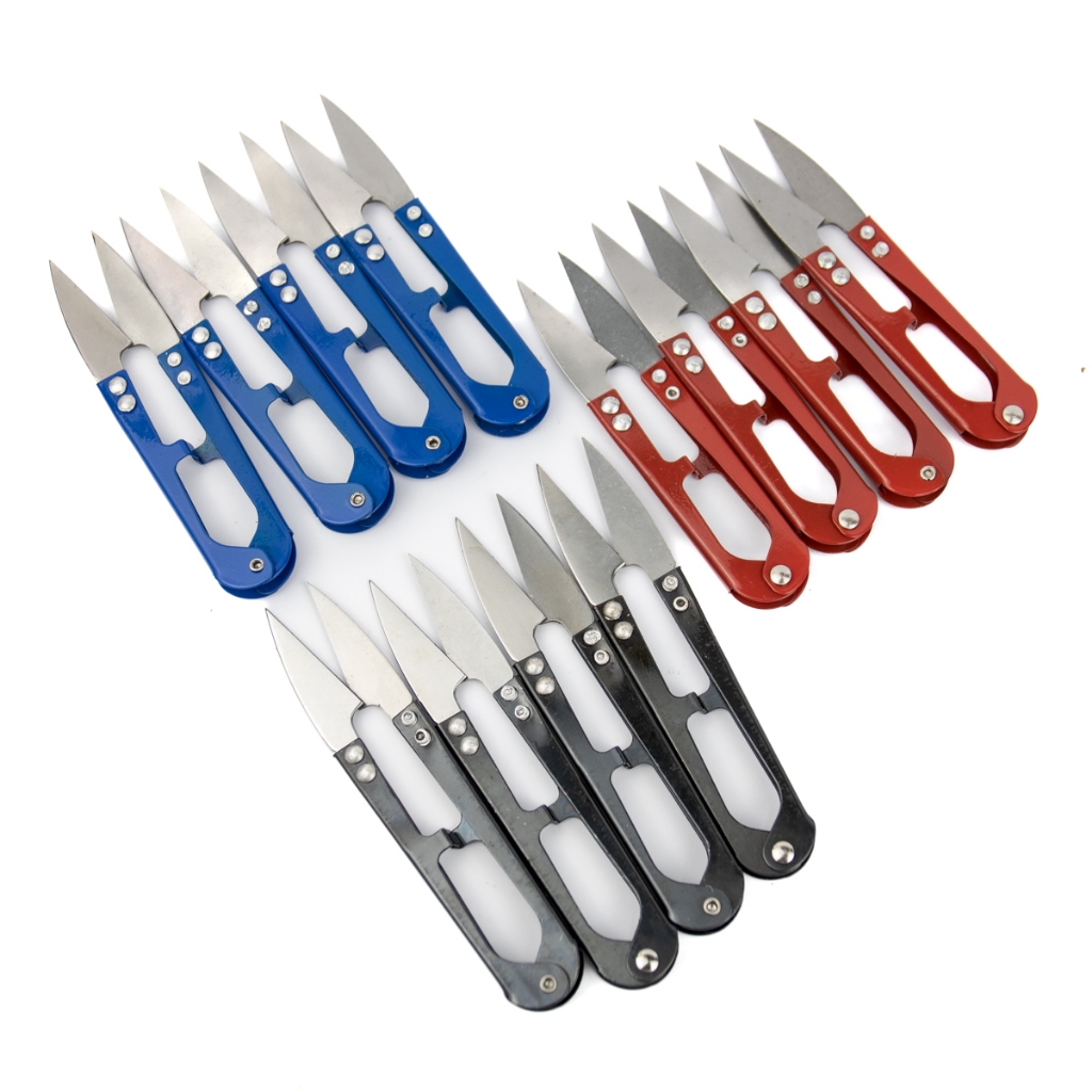 Tesoura Arremate Metal 12 Unidades Tesoura Poda Corte Costura Papelaria Tesourinha Afiada Universal