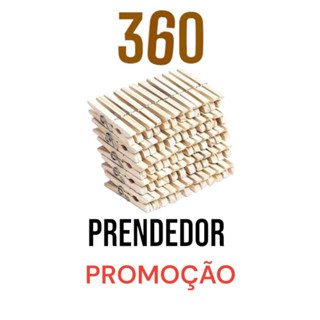 360 unidades de  Prendedor Pregador de roupas de madeira pregador promoção
