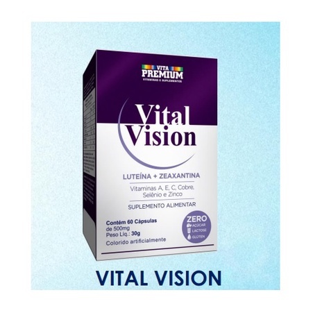 Vital Vision Luteina + Zeaxantina 60cps 500mg Vita Premium