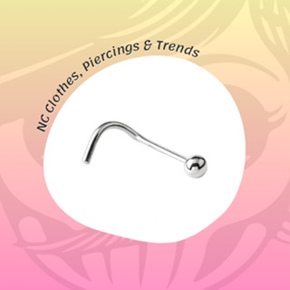 Piercing Nariz Nostril Aço Cirúrgico Bolinha - Pulga