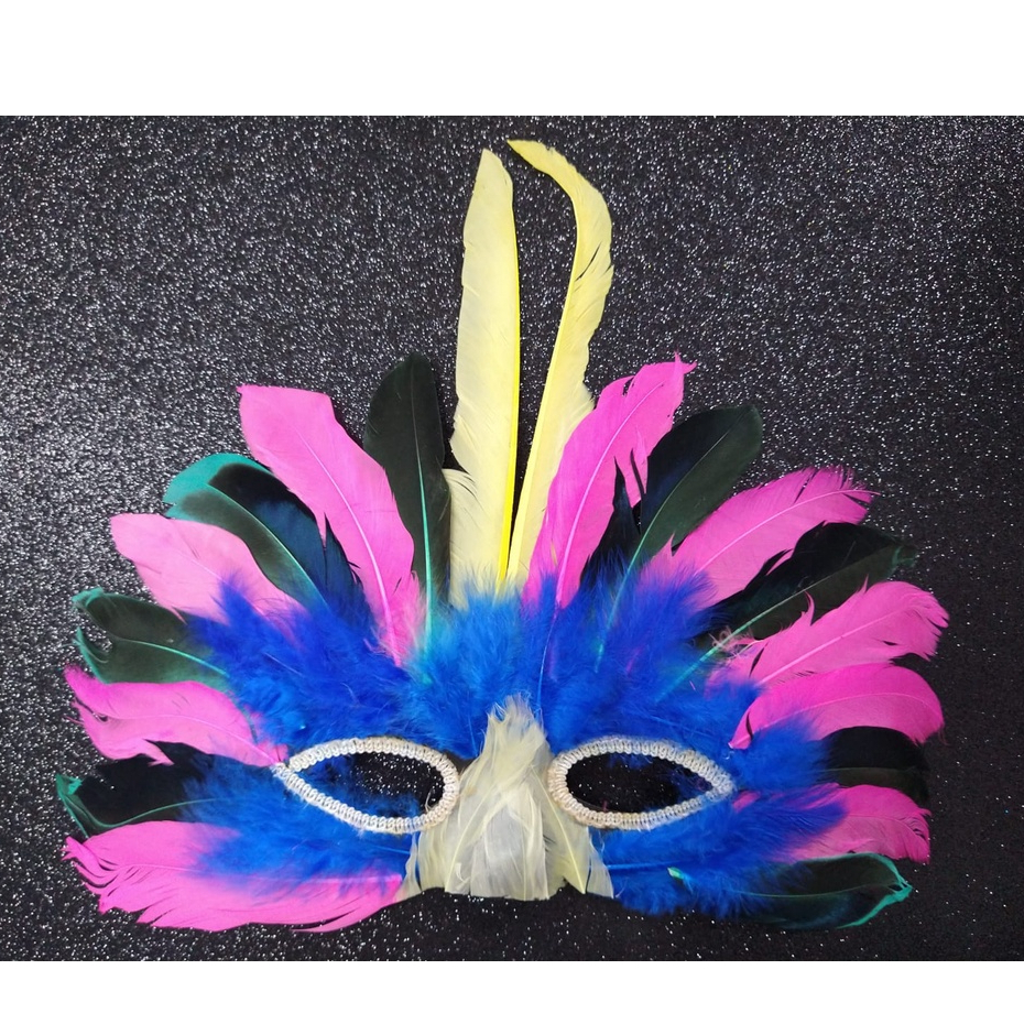 Kit Com 12 Mascaras Para Festa De Carnaval