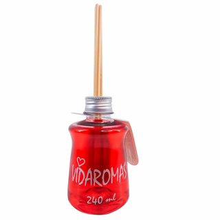 Difusor De Varetas Aromatizador De Ambientes Vidaromas 240ml MORANGO COM CHAMPAGNE em Oferta na Shopee