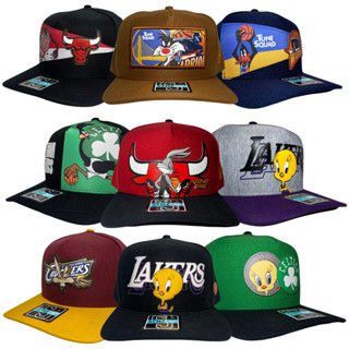 Boné Aba Reta NBA x LOONEY TUNES Snapback Space Jam Tune Squad Personagens Colecionável