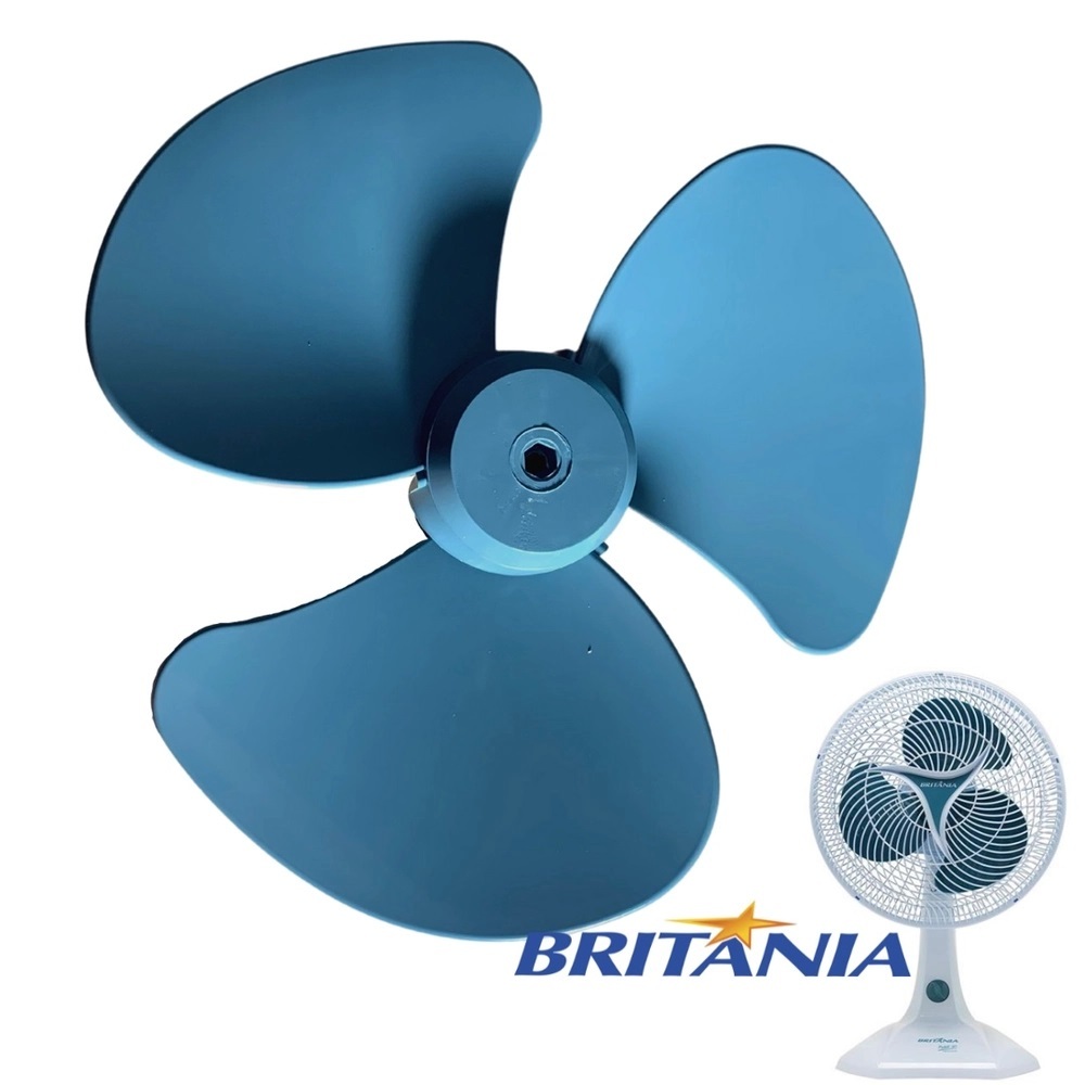 Hélice De Ventilador Faet Britânia 30cm 3 Pás