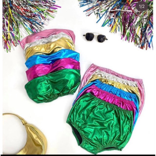 Hot pants conjunto metalizado carnaval verão 2024