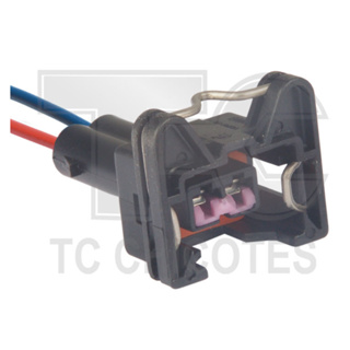 Chicote reparo 2 vias, porta fêmea, montado com 15 cm de cabo em Oferta na Shopee