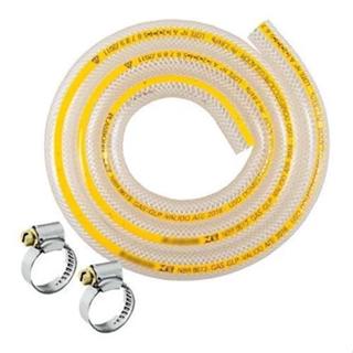 MANGUEIRA P/GAS COZINHA GLP CERTIFICADA COM ABRAÇADEIRA FORCE LINE - 1,20 MT