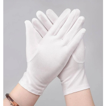 Luva 21cm Curta Festa Fantasia Carnaval Cosplay Preta Branca Rosa Azul Vermelha