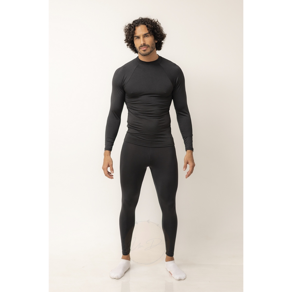 Conjunto Térmico Masculino Kit Calça + Camisa Segunda Pele Proteção Uv 50 Pratica de Esporte em Oferta na Shopee