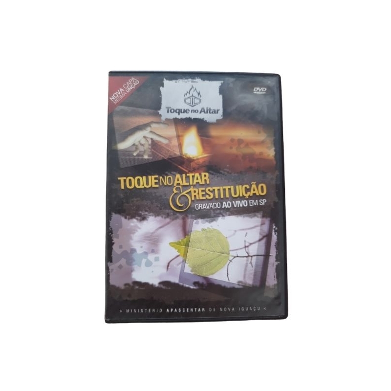 DVD Toque no Altar e restituição Ministério Apacentar nova Iguaçu