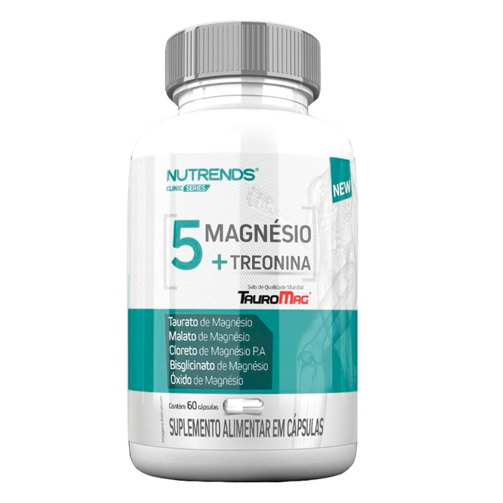 5 Magnésio + Treonina 60 Cápsulas - Nutrends
