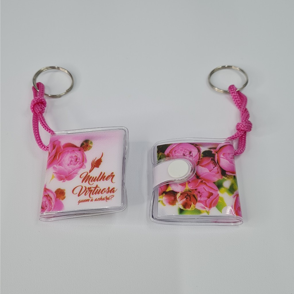 Chaveiro Bíblia Mulher Virtuosa, Kit 12 Pçs em Oferta na Shopee