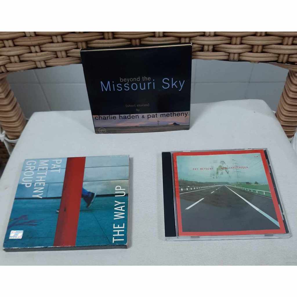 3 CDs Pat Metheny - Charlie Haden  Beyond The Missouri Sky Importado França Verve - The Way Up  Importado Argentina - New Chautauqua Importado EUA ECM