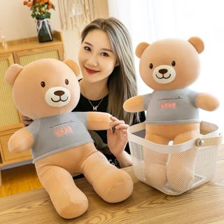Urso LOVE Pelúcia Gigante Grande Presente Antialérgico 60 CM