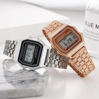 Relógio Retrô Tipo Casio Digital Wr Vintage Unissex Masculino feminino Tamanho MINI e Padrão