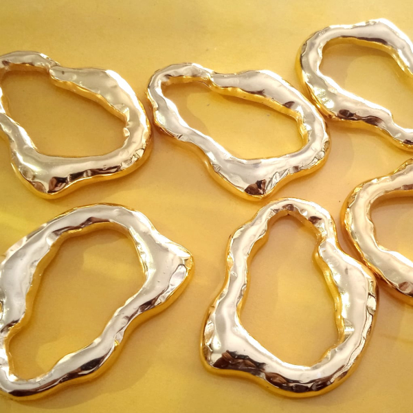 Fivela Metal Organica para Biquine pacote com 6peças em Oferta na Shopee